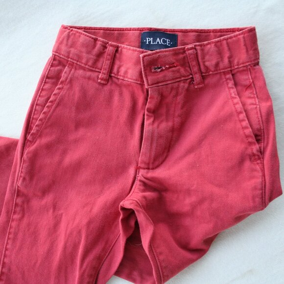 ๐BOYS 5s RED DRESS PANTS SLIM WAIST ADJUSTABLE COMFY CLASSIC FIT JEANS KIDS - Picture 15 of 15